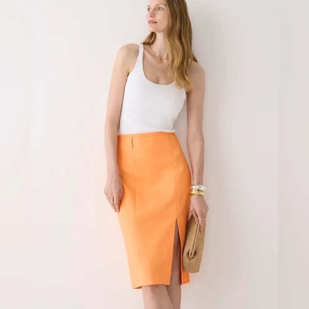 ❤️NWT J. Crew Women’s Skirt with stretch- unlined | Sz. 4